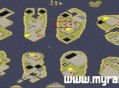 红色警戒2八人岛屿战地图