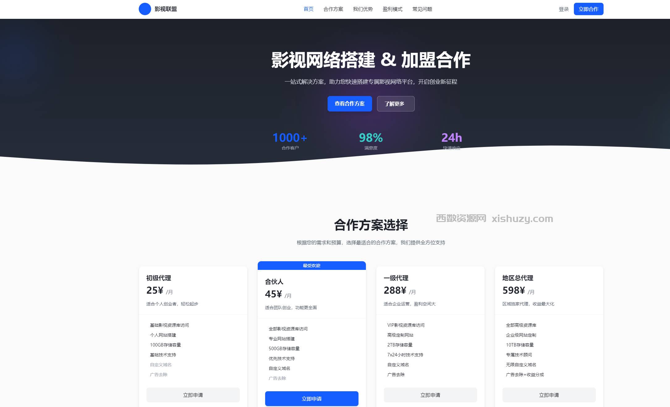 西数资源网首发：一站式资源共享平台模板，助力快速搭建专属资源站源码